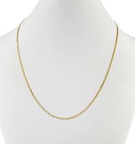 Corrente Feminina Piastrine 1.8 50 Cm Ouro 18k 750 Cordão Amarelo