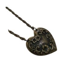 Corrente Feminina Pingente Grande coração Corrente Feminina Pingente Grande coração