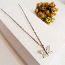 corrente feminina pingente libélula