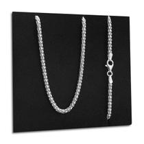 Corrente Feminina Pipoca 3mm 45cm Prata 925 Legítima Maciça Corrente Feminina Pipoca 3mm 45cm Prata 925 Legítima Maciça