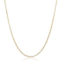 Corrente Feminina Portuguesa Oval Em Ouro 18k 45 cm Corrente Feminina Portuguesa Oval Em Ouro 18k 45 cm