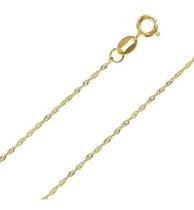 Corrente Feminina Singapura 45cm Com Pingente Ouro 18k 750