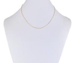 Corrente Feminina Tijolinho 40 Cm Ouro 18k 750 Certificado A Amarelo