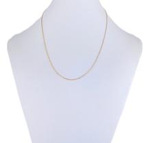 Corrente Feminina Tijolinho 45 Cm Ouro 18k 750 Certificado