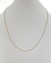 Corrente Feminina Veneziana 45 Cm Ouro 18k 750 Certificado G