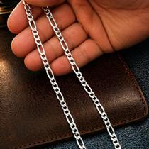 Corrente Flat 3x1 5,1mm Prata 925 - 70cm