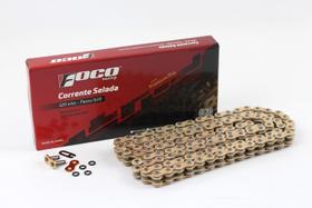 Corrente Foco 520 X 120 Gold Com Retentor Corrente Foco 520 X 120 Gold Com Retentor