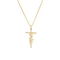 Corrente Folheada A Ouro 18K Com Pingente Familia Corrente Folheada A Ouro 18K Com Pingente Familia