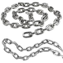 Corrente Galvanizada 6mm Elo Curto Soldada 10 Metros Portão