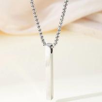 Corrente Gargantilha Barrinha 4 Cores- Luxo