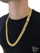 Corrente Grumet 13mm - Banhada a ouro 18k