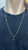 Corrente grumet 2mm 60 cm banhado a ouro18k Corrente grumet 2mm 60 cm banhado a ouro18k