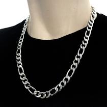 Corrente Grumet 9mm Grossa 3 por 1 Aço Inoxidavel 60cm