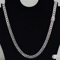 Corrente Grumet com Fecho Gaveta em Prata 925 - 10mm e 70cm Corrente Grumet com Fecho Gaveta em Prata 925 - 10mm e 70cm