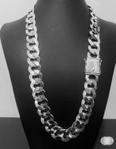 Corrente Grumet com Fecho Gaveta em Prata 925 - 22mm e 70cm