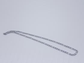 Corrente Grumet elo médio masculina 60cm Aço inoxidável