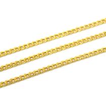 Corrente Grumet Feminina Em Ouro 18k 45cm