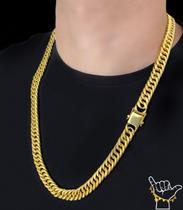 Corrente Grumet Oca 13mm - Banhado a Ouro 18k Corrente Grumet Oca 13mm - Banhado a Ouro 18k