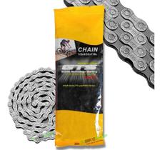 Corrente GTS G51L Index 7 e 8 Velocidades 116 Elos Cor Preto MTB Speed Corrente GTS G51L Index 7 e 8 Velocidades 116 Elos Cor Preto MTB Speed