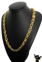 Corrente Imperador 10mm - Banhado a Ouro 18k