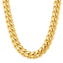 Corrente JAXXON Elo Cubano 10mm Dourada 66cm Fecho Caixa Corrente JAXXON Elo Cubano 10mm Dourada 66cm Fecho Caixa