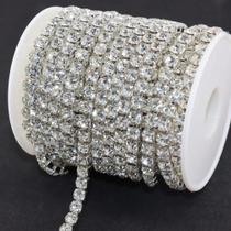 Corrente Jerler SS24 de 5 mm e 9 m com acabamento em strass de cristal