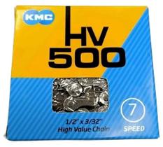 Corrente Kmc Fina Index Hv500 6/7v 116 Links Cinza