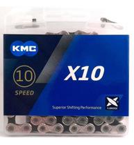 Corrente Kmc X10 10v 116 Links 20v 30v Original Na Caixa Corrente Kmc X10 10v 116 Links 20v 30v Original Na Caixa
