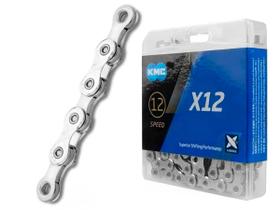 Corrente Kmc X12 126 Elos Shimano Sram 12v Com Power Link
