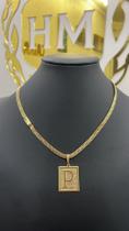 Corrente Lacraia 4mm 45 cm feminina banhado a ouro18k Corrente Lacraia 4mm 45 cm feminina banhado a ouro18k
