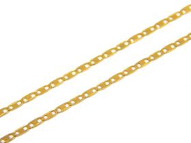 Corrente Maciça Piastrine Em Ouro 18K 45cm