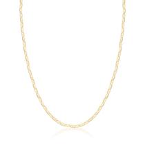 Corrente Maciça Piastrine Masculina 60 Cm Ouro 10k Puro