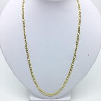 Corrente Masculina 3 Em 1 60cm 3mm BANHADA A Ouro 18k