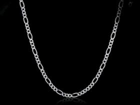 Corrente Masculina 3x1 4mm Prata 925 Corrente Masculina 3x1 4mm Prata 925