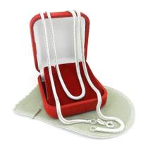 Corrente Masculina 50Cm 4Mm Largura Folheada Prata Cr1412