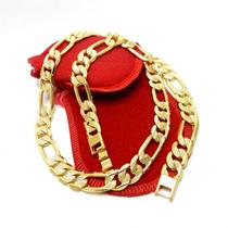 Corrente Masculina 53cm 1cm Largura Folheada Ouro 18K CR158