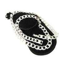 Corrente Masculina 60cm 1cm Largura Folheada Prata Cr128 Corrente Masculina 60cm 1cm Largura Folheada Prata Cr128