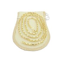Corrente Masculina 60cm 2mm Largura Folheado Ouro 18k CR725