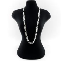 Corrente Masculina 60cm 7mm Largura Folheada Prata CR236 Corrente Masculina 60cm 7mm Largura Folheada Prata CR236
