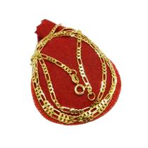Corrente Masculina 70cm 2mm Largura Folheada Ouro 18k CR369 Corrente Masculina 70cm 2mm Largura Folheada Ouro 18k CR369