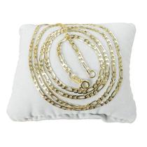 Corrente Masculina 70cm 3mm Largura Folheada Ouro 18k CR488 Corrente Masculina 70cm 3mm Largura Folheada Ouro 18k CR488