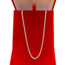 Corrente Masculina 925 Prata 60cm 2mm - Elegância que se Destaca! Corrente Masculina 925 Prata 60cm 2mm - Elegância que se Destaca!