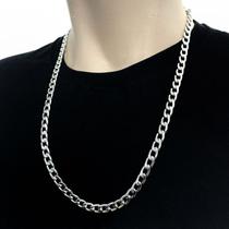 Corrente Masculina 9mm Grumet 60cm Aço Inoxidavel Legitimo