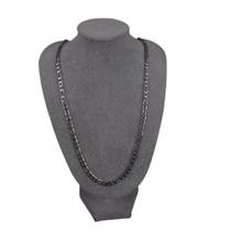 Corrente Masculina Banhada A Prata 3x1 60cm X 4mm Ref:314