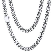 Corrente Masculina ChainsHouse Elo Cubano 5mm 56cm Aço Inoxidável Corrente Masculina ChainsHouse Elo Cubano 5mm 56cm Aço Inoxidável