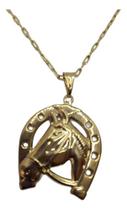Corrente Masculina Com Pingente De Cavalo Corrente Masculina Com Pingente De Cavalo