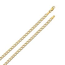 Corrente Masculina Cordão Grumet Em Ouro 18k 60cm 3,30mm