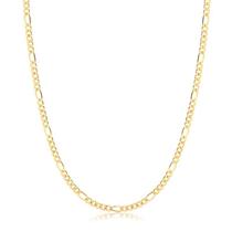Corrente Masculina Elos 5x1 Folheada Ouro Zircônia
