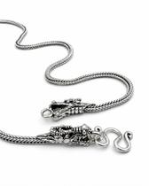 Corrente Masculina Fecho Dragão 2,5mm Prata de Bali 925