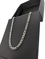 Corrente masculina figaro 65cm inox 4mm com caixinha 90552 Corrente masculina figaro 65cm inox 4mm com caixinha 90552